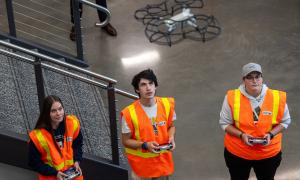 Kent State University students learn drone flying skills